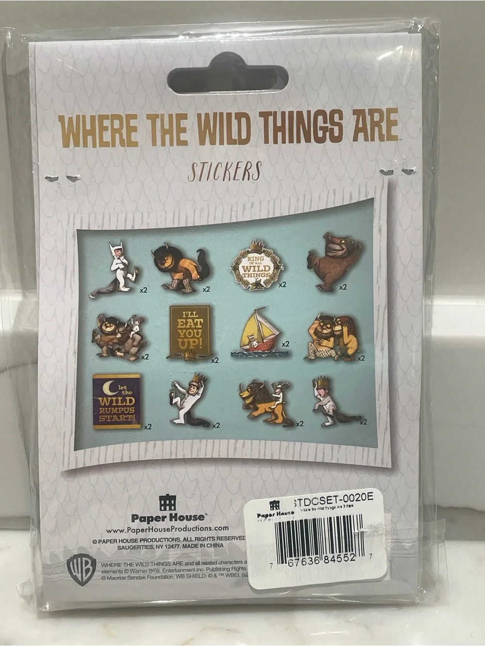 Where The Wild Things Are Sticker Pack - Blue Accents